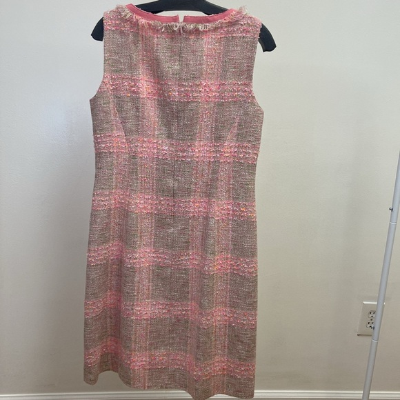 Preppy Pink Tweed Dress by Brooks Brothers - Lanificio Campore collection - Picture 4 of 7
